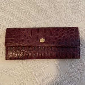 Lodis wallet. Good  condition - some use shown on edges. Leather - Burgundy
